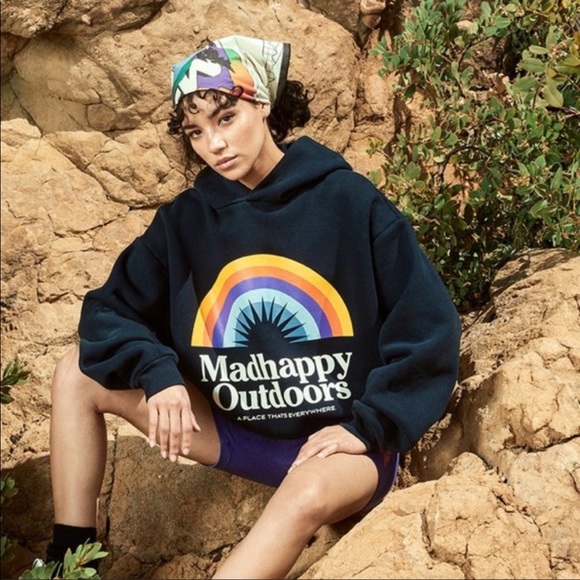 Madhappy Tops - Madhappy Outdoors Side Pocket Heritage Hoodie Sz M